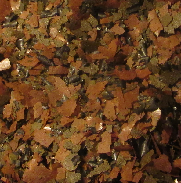 Fenbendazole medicated flake food for treating internal parasites in aquarium fish